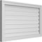 Ekena Millwork Vertical Surface Mount PVC Gable Vent: Functional, w/ 2"W x 1-1/2"P Brickmould Frame, 36"W x 22"H GVPVE36X2202SF - alternate 3